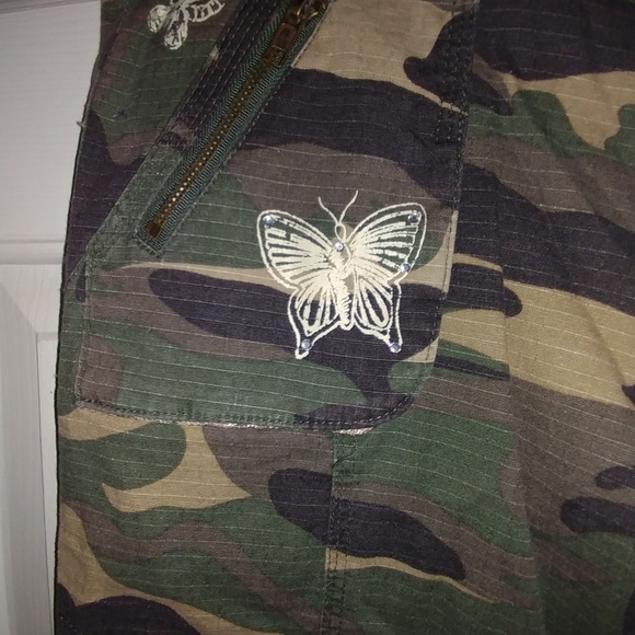 Lazer Jeans Butterfly Camouflage Cargo Pants - Picture 5 of 8